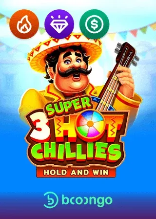 3 Super Hot Chillies, juego de 3Oaks en Palpitos